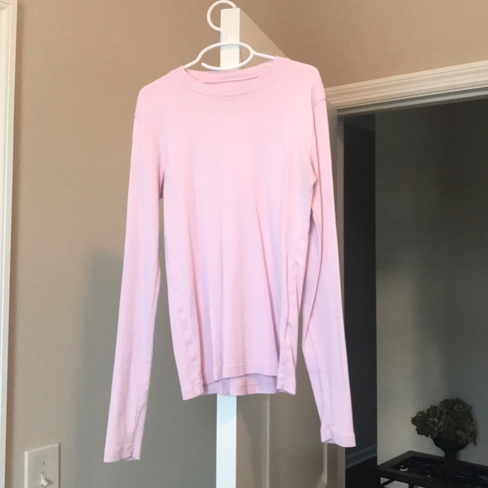 Pink long sleeve shirt